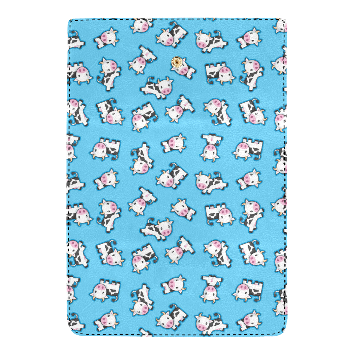 Cow Pattern Print Design 01 Women's Trifold Wallet