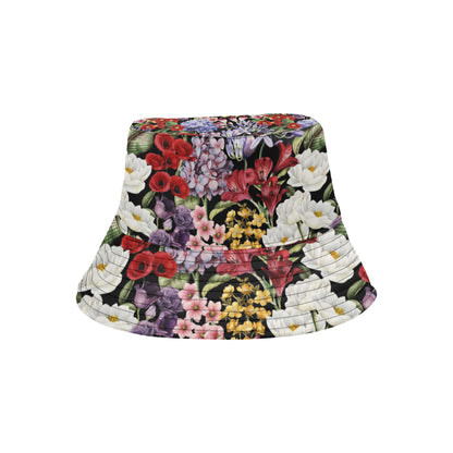 Summer Floral Pattern Print Design SF04 Unisex Bucket Hat