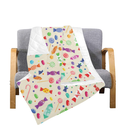 Candy Pattern Print Design 04 Premium Quilt