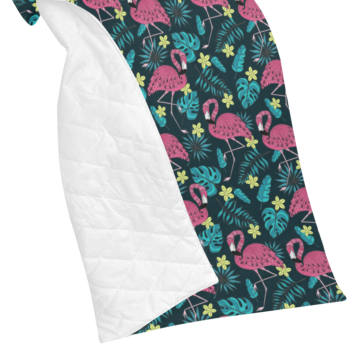 Flamingo Print Pattern Premium Quilt