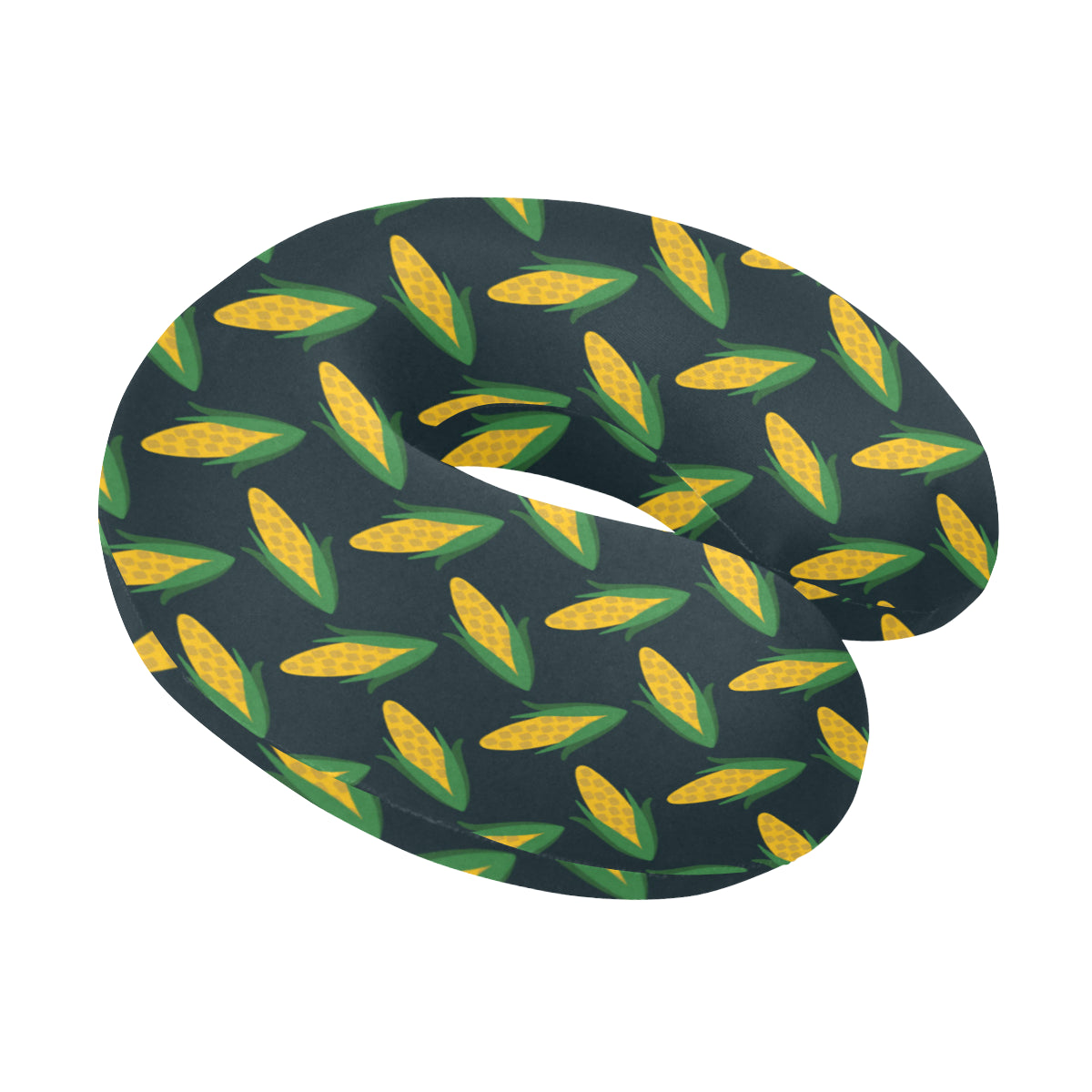 Corn Pattern Print Design 02 U-Shaped Travel Neck Pillow