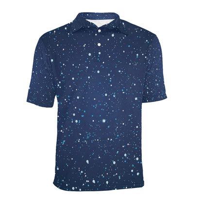 Night sky Pattern Print Design A03 Men Polo Shirt