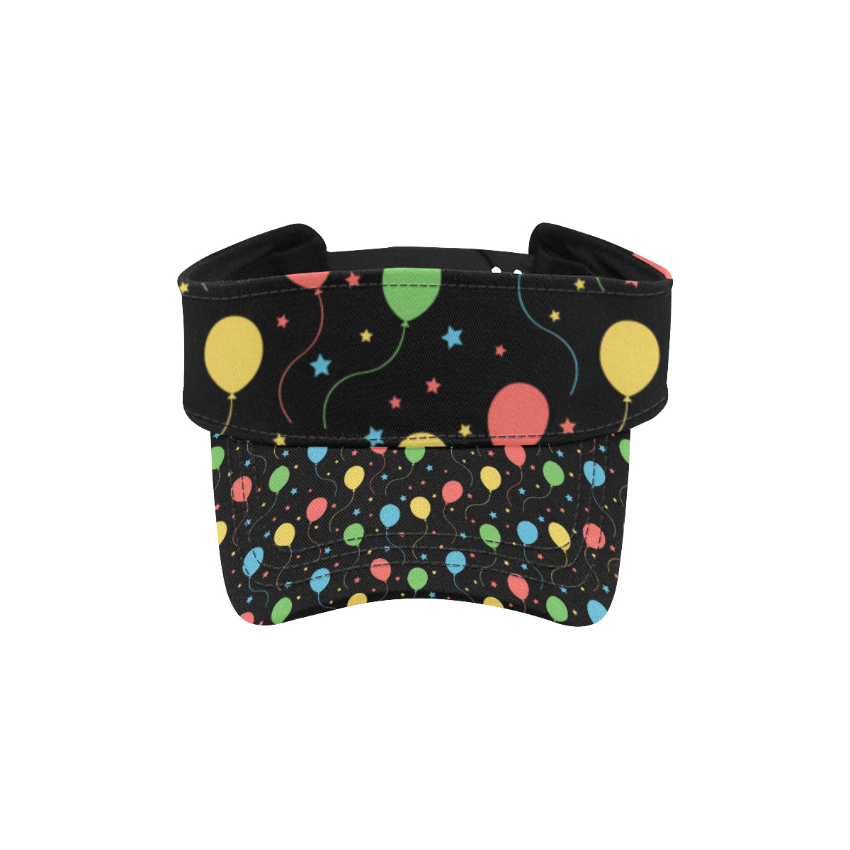 Ballon Colorful Pattern Print Design 04 Unisex Sun Visor