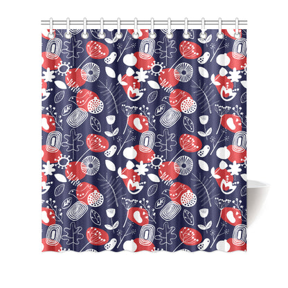 Nordic Pattern Print Design A02 Shower Curtain