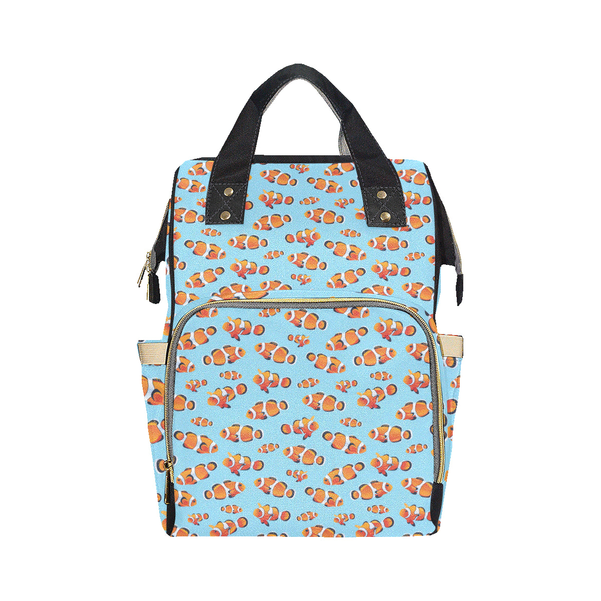 Clownfish Pattern Print Design 01 Diaper Bag Backpack