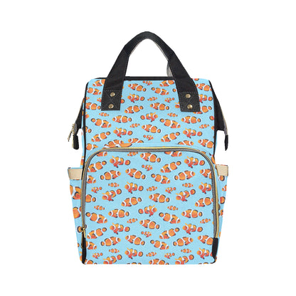 Clownfish Pattern Print Design 01 Diaper Bag Backpack