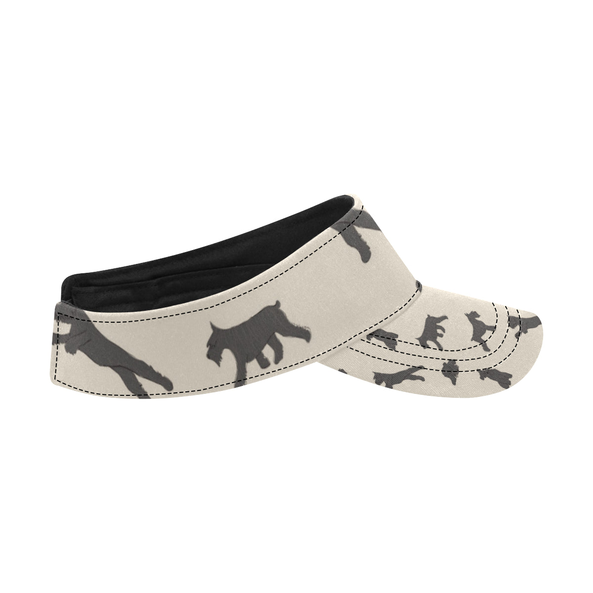 Schnauzers Pattern Print Design A06 Unisex Sun Visor