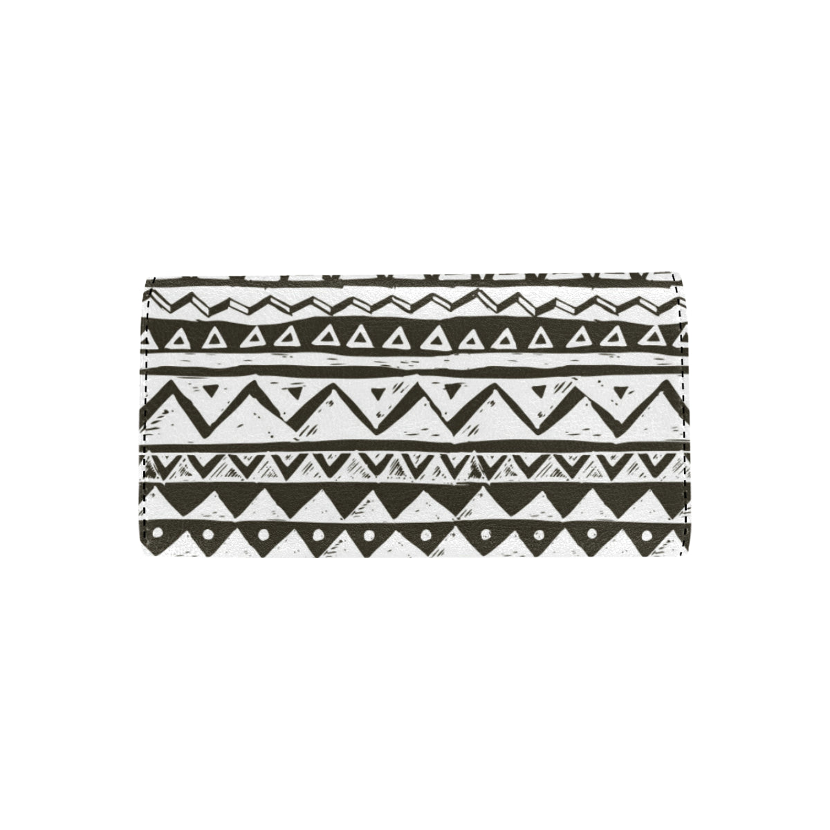 Hand draw Tribal Aztec Women's Trifold Wallet