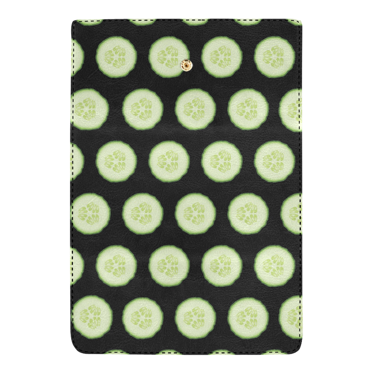Cucumber Pattern Print Design CC02 Women's Trifold Wallet