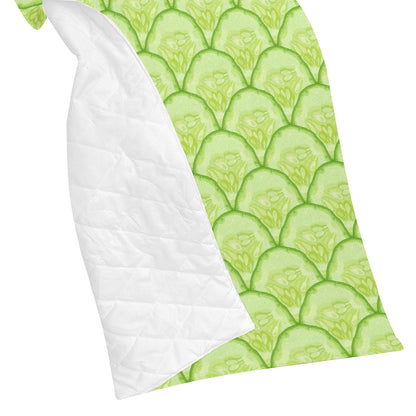 Cucumber Pattern Print Design CC04 Premium Quilt
