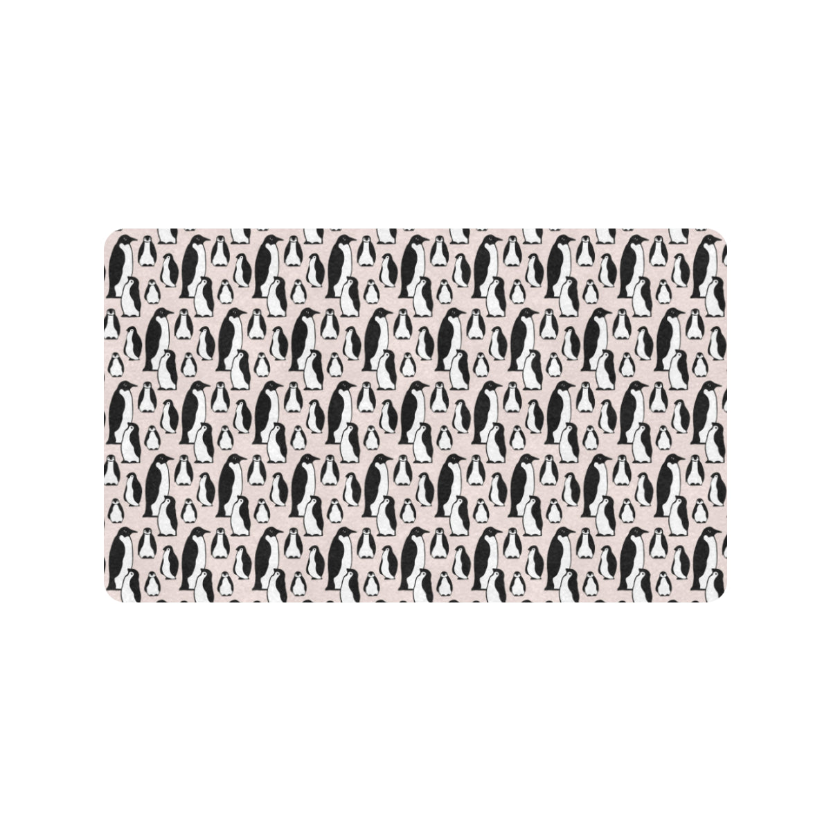 Penguin Themed Rubber Doormat