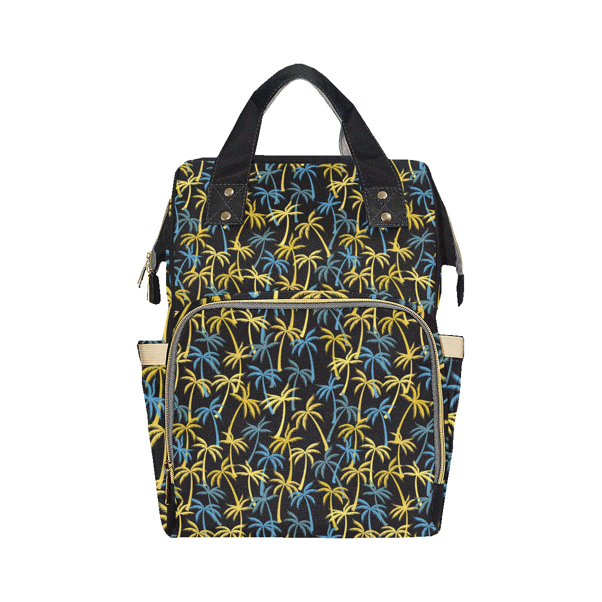 Palm Tree Pattern Diaper Bag Backpack
