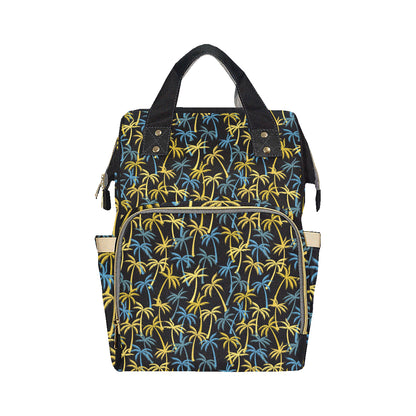 Palm Tree Pattern Diaper Bag Backpack
