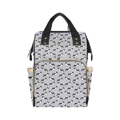 Boxers Pattern Print Design 01 Diaper Bag Backpack