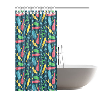 Phlebotomist Pattern Print Design A03 Shower Curtain