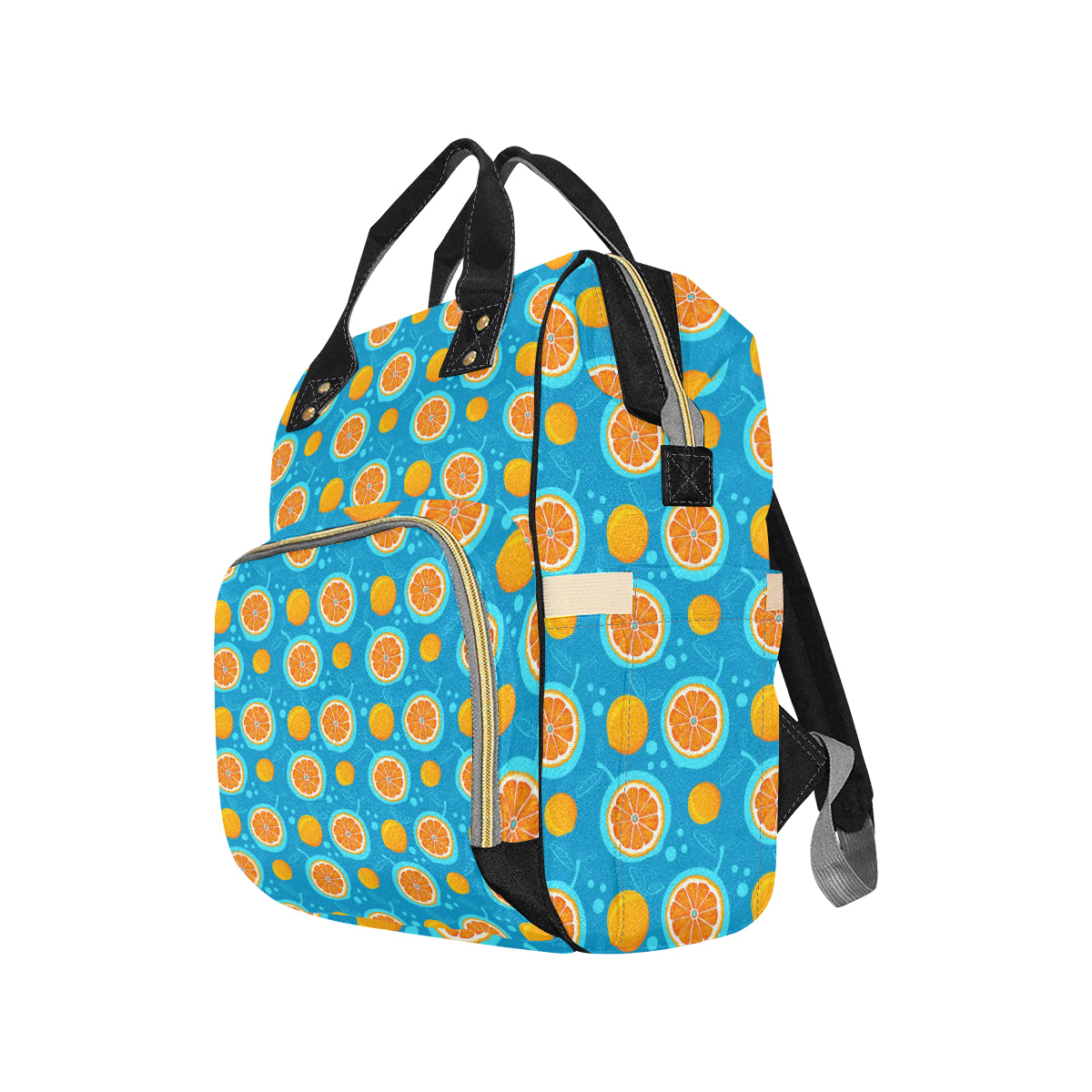 Grapefruit Pattern Print Design GF03 Diaper Bag Backpack