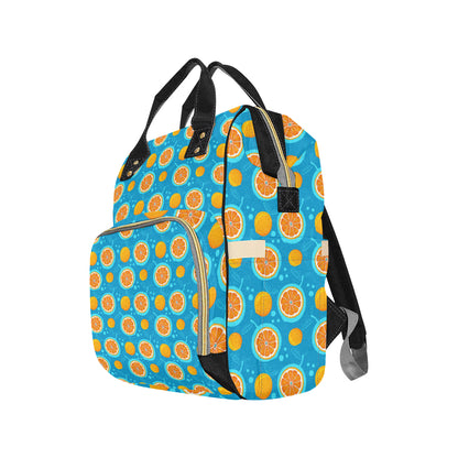 Grapefruit Pattern Print Design GF03 Diaper Bag Backpack