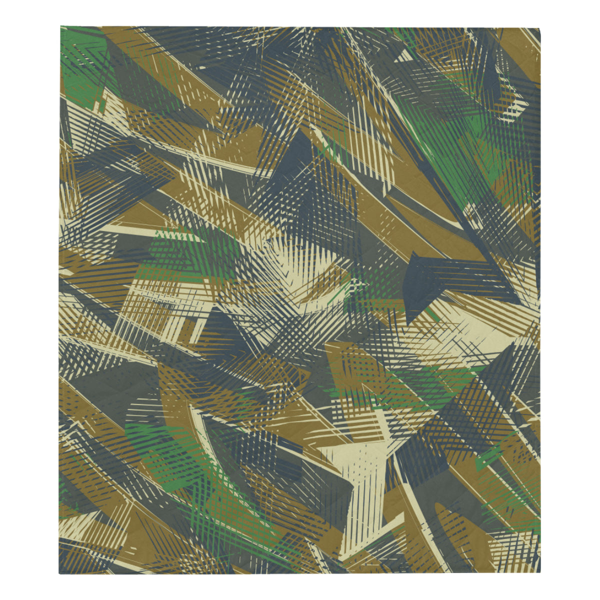 Military Camouflage Pattern Print Design 01 Premium Quilt