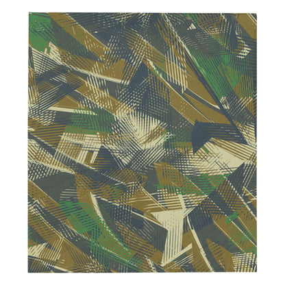 Military Camouflage Pattern Print Design 01 Premium Quilt