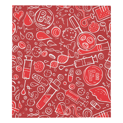 Phlebotomist Pattern Print Design A02 Premium Quilt