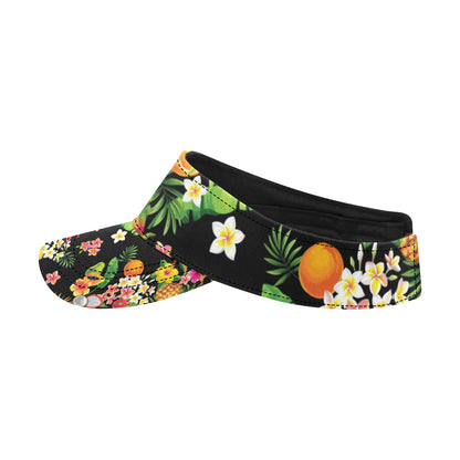 Tropical Fruits Pattern Print Design TF02 Unisex Sun Visor