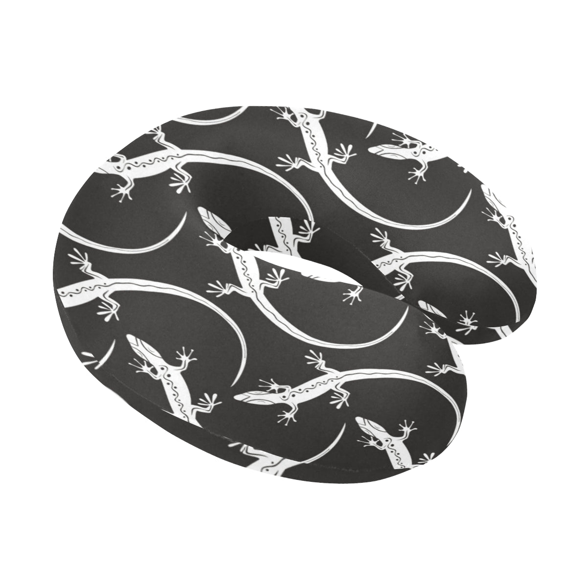 lizard Pattern Print Design 01 U-Shaped Travel Neck Pillow