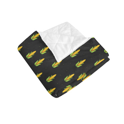 Corn Pattern Print Design 04 Premium Quilt