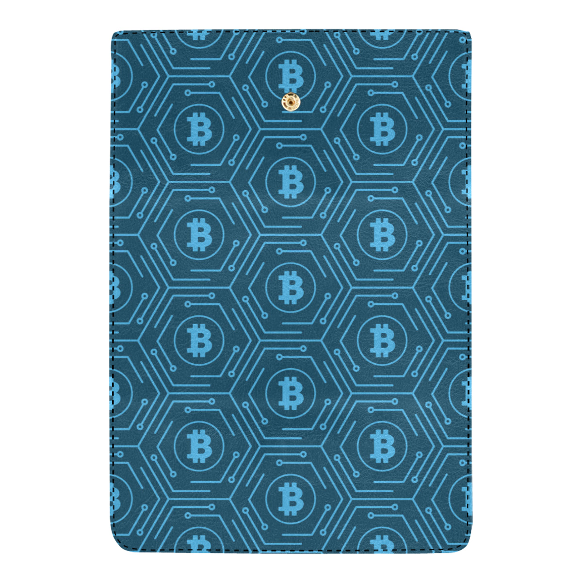 Cryptocurrency Pattern Print Design 04 Women's Trifold Wallet