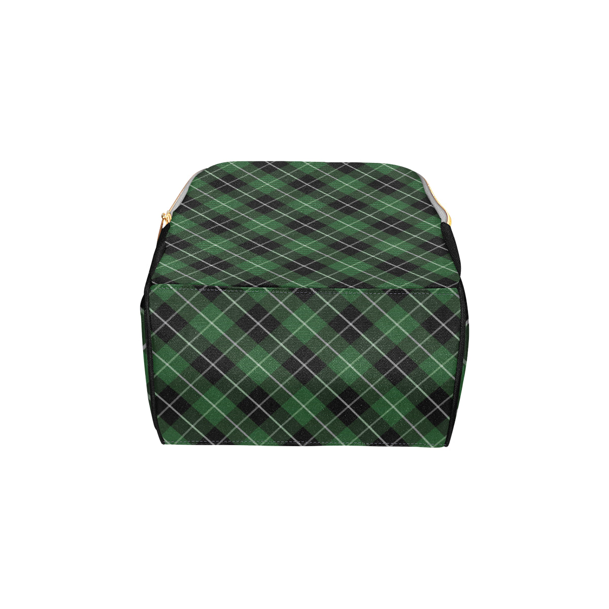 Plaid Green Pattern Print Design A05 Diaper Bag Backpack