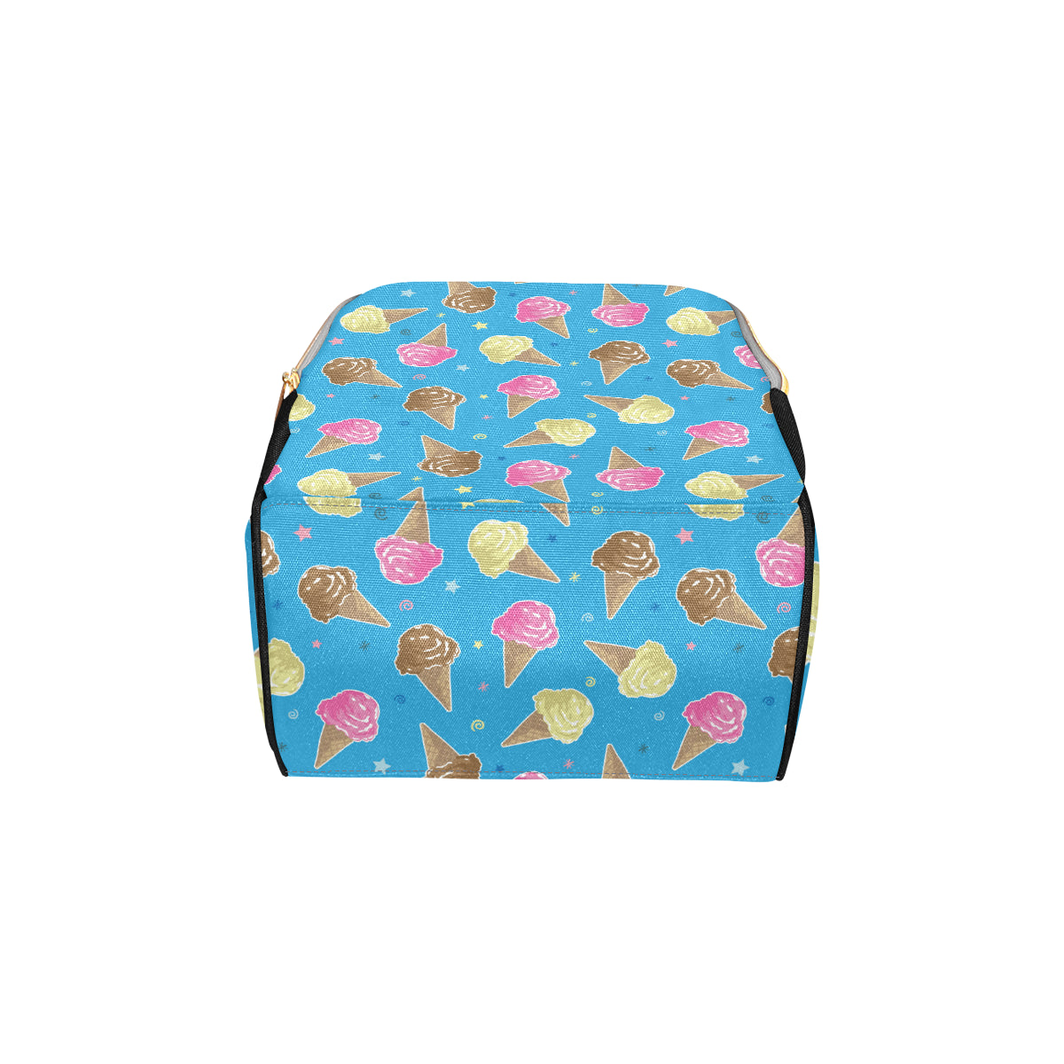 Ice Cream Pattern Print Design 01 Diaper Bag Backpack