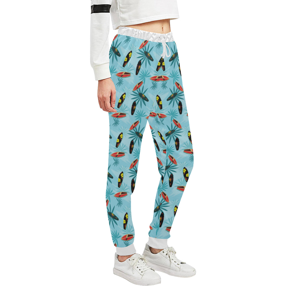 Surfboard Themed Pattern Unisex Sweatpants