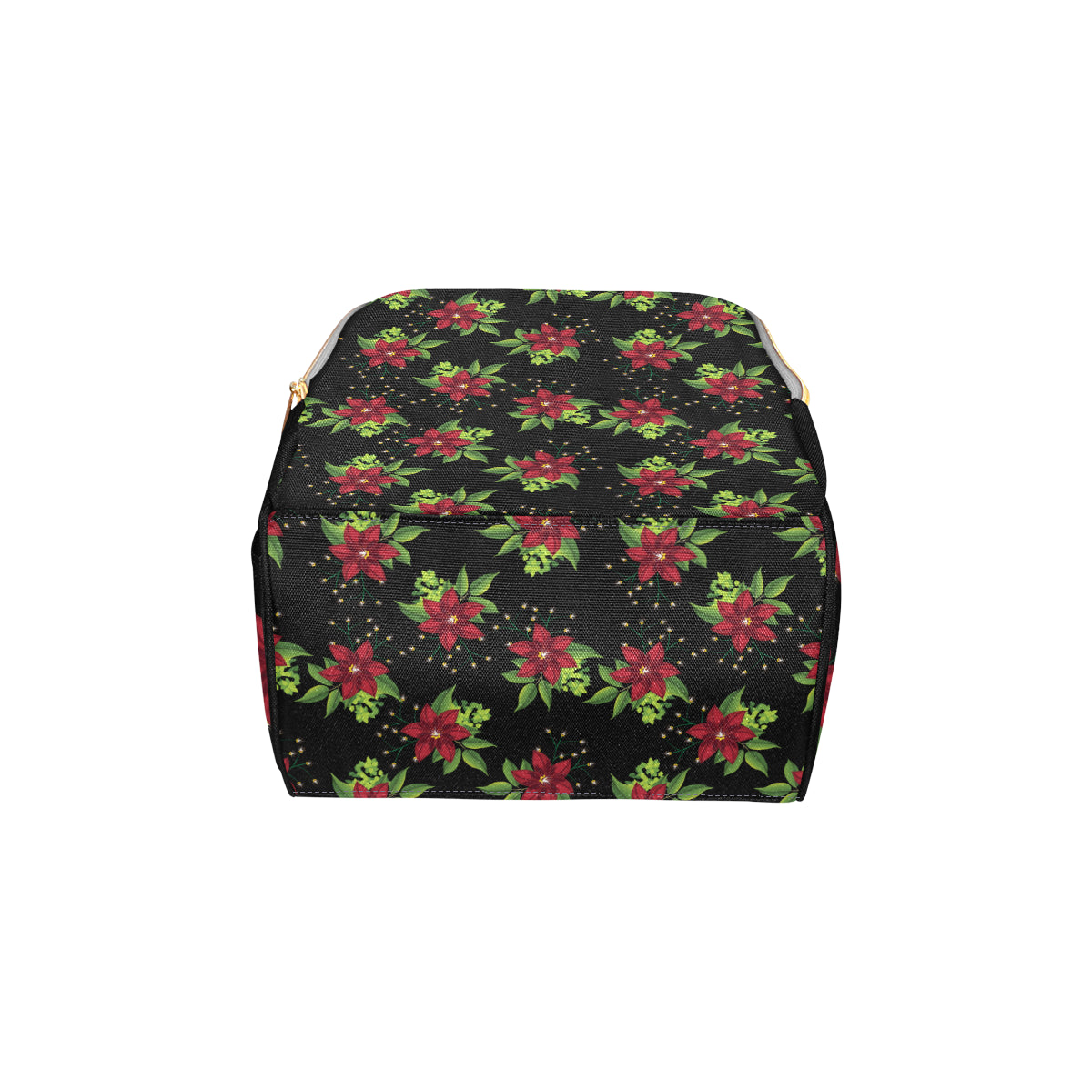 Poinsettia Pattern Print Design A01 Diaper Bag Backpack
