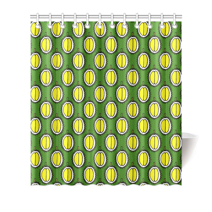 Durian Pattern Print Design DR01 Shower Curtain