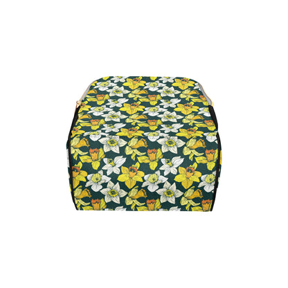 Daffodils Pattern Print Design DF02 Diaper Bag Backpack