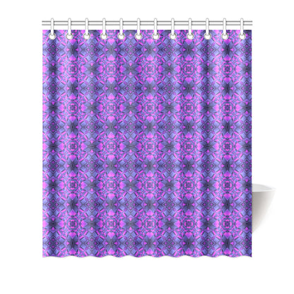 kaleidoscope Pattern Print Design Shower Curtain