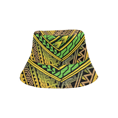 Polynesian Tribal Color Unisex Bucket Hat