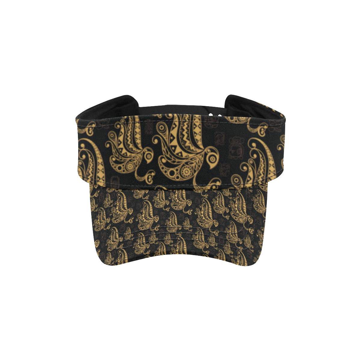 Owl Tribal Polynesian Design Print Unisex Sun Visor