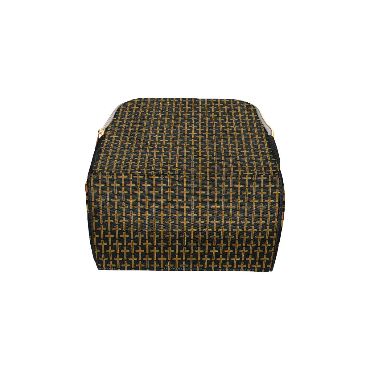 Cross Pattern Print Design 02 Diaper Bag Backpack