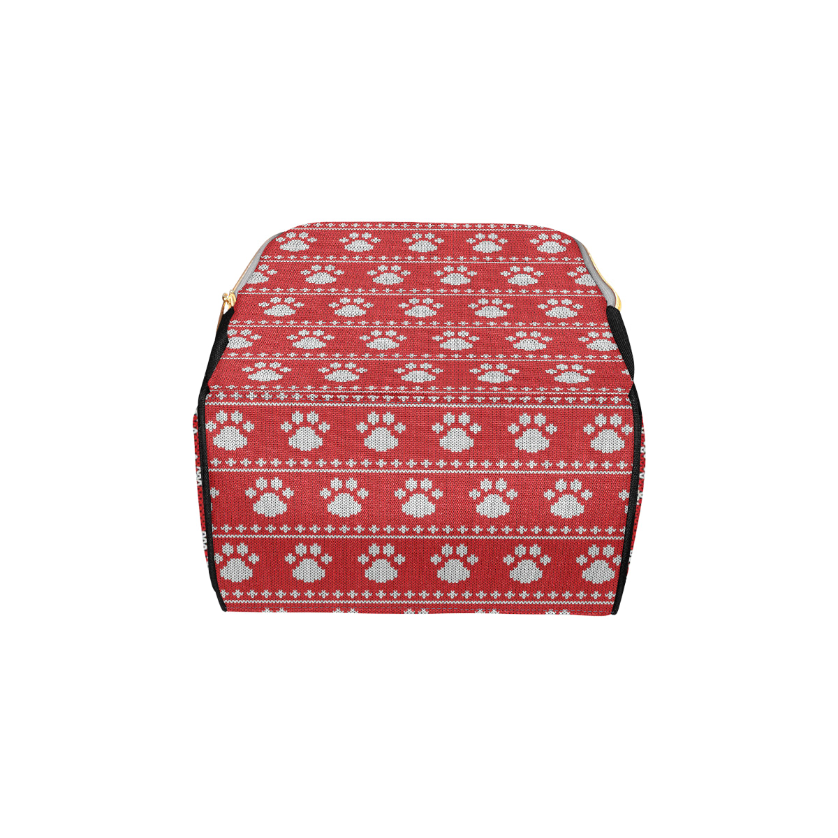 Knit Paw Pattern Print Design 03 Diaper Bag Backpack
