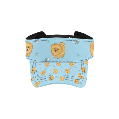 Pomeranians Pattern Print Design A03 Unisex Sun Visor