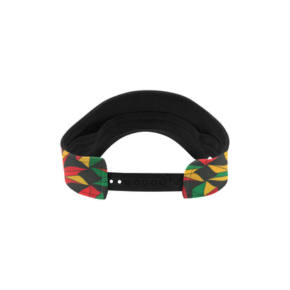 Rastafarian Pattern Print Design A03 Unisex Sun Visor