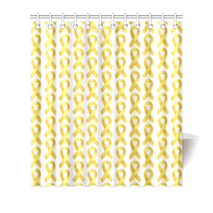 Bone cancer Pattern Print Design 02 Shower Curtain