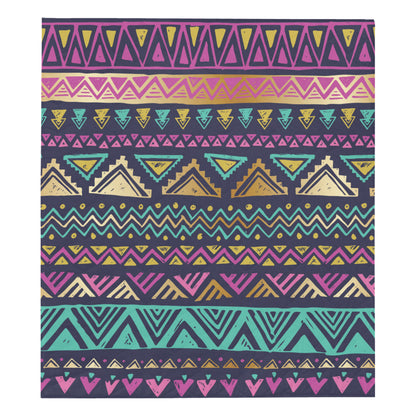 Multicolor Tribal aztec Premium Quilt