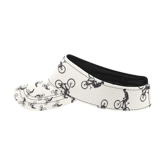 Mountain bike Pattern Print Design 01 Unisex Sun Visor
