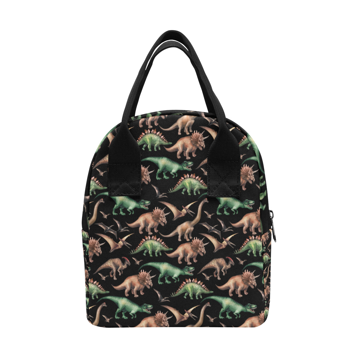 Dinosaur Print Pattern Insulated Lunch Bag