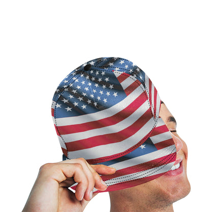 American flag Classic Snapback Cap