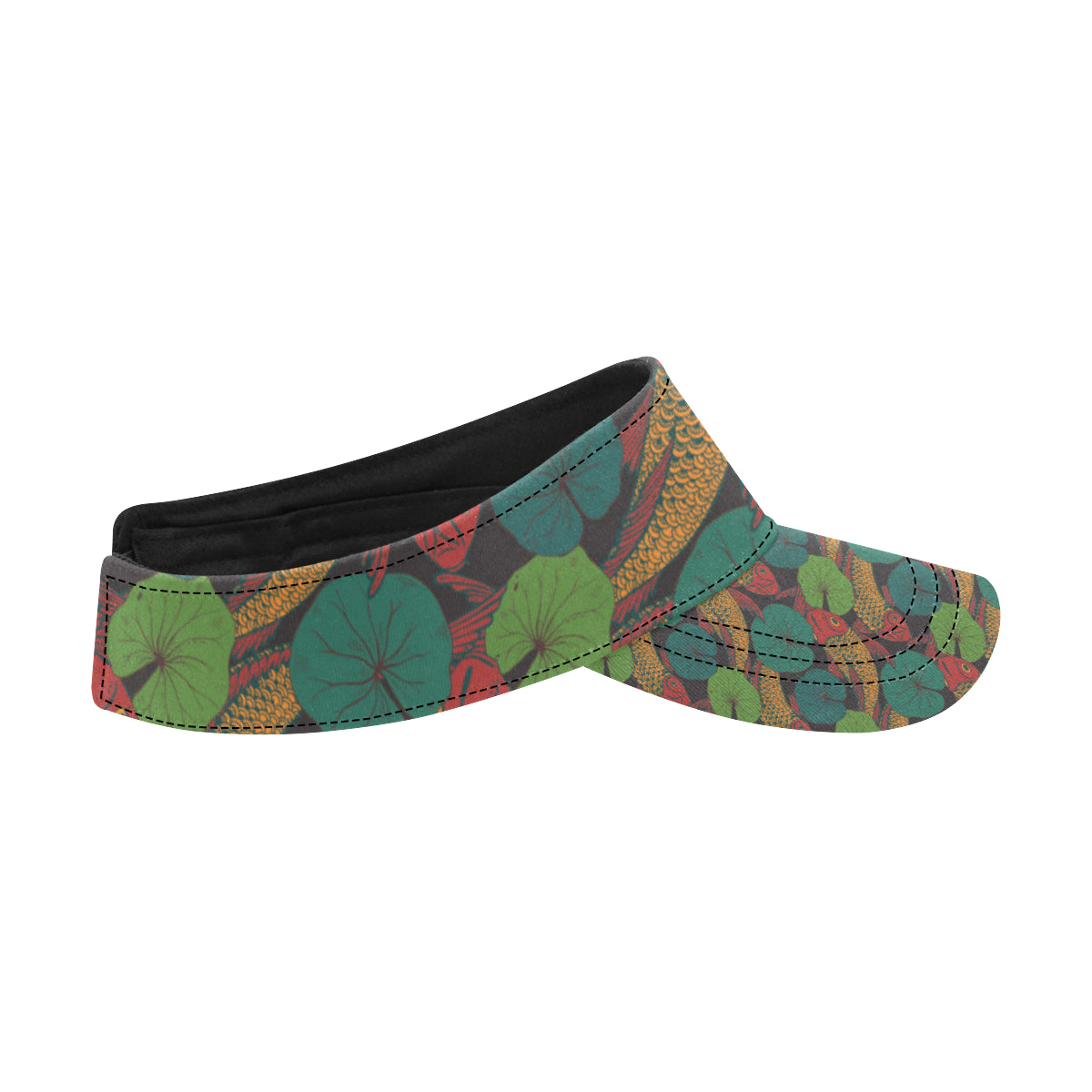 KOI Fish Pattern Print Design 01 Unisex Sun Visor