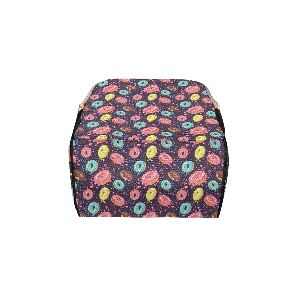 Donut Pattern Print Design DN03 Diaper Bag Backpack