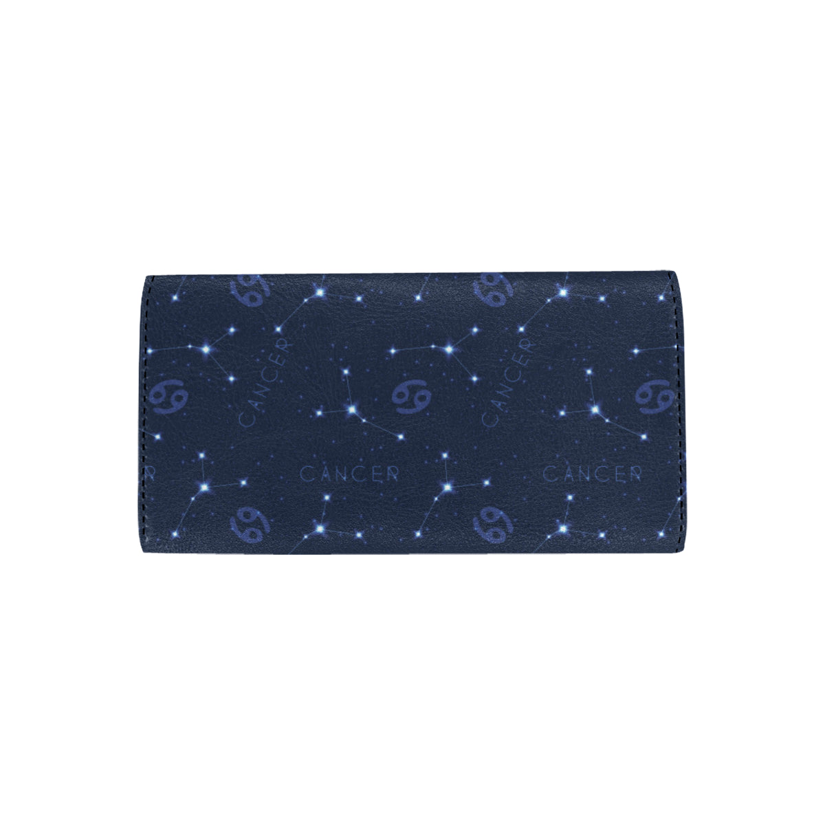 Cancer Zodiac Pattern Print Design 05 Women's Trifold Wallet