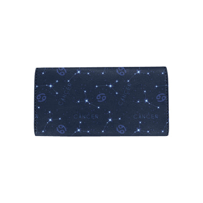 Cancer Zodiac Pattern Print Design 05 Women's Trifold Wallet